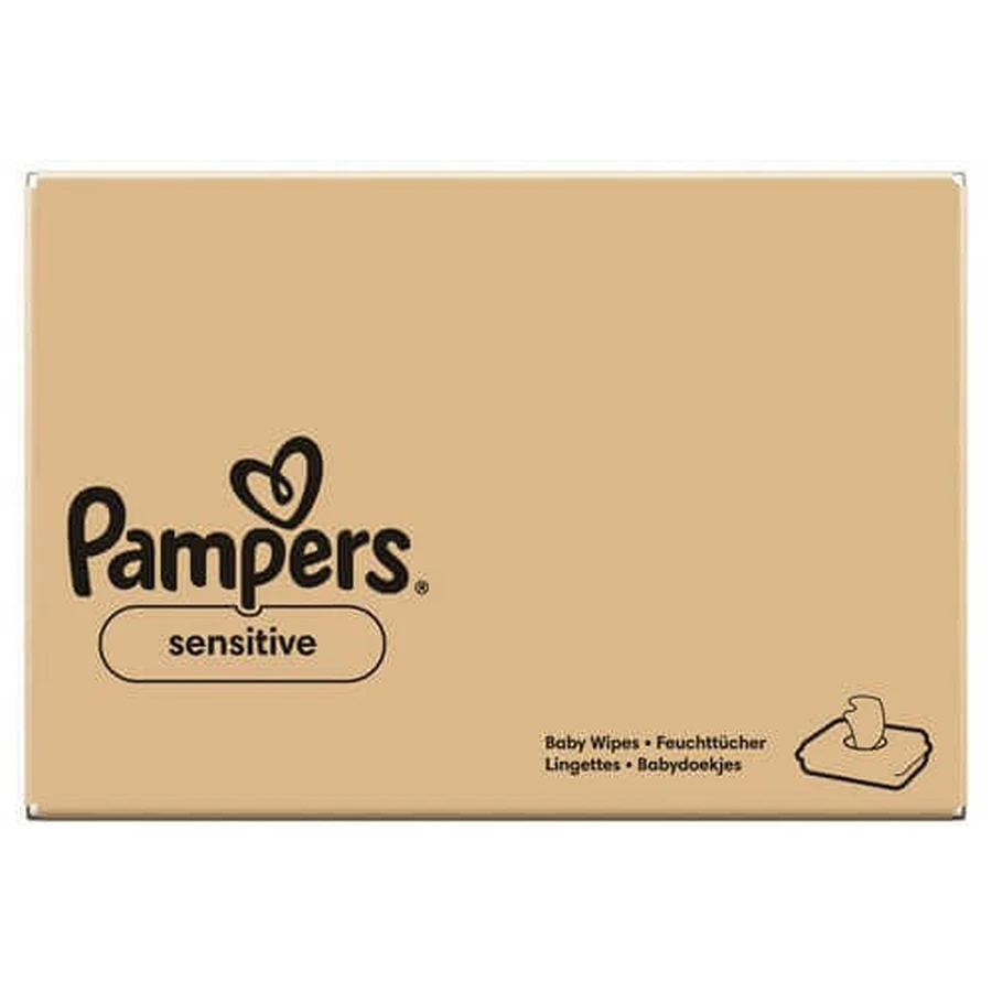 Салфетки Pampers Sensitive, 6x 52шт: цены и характеристики