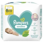 Салфетки Pampers Sensitive, 6x 52шт: цены и характеристики