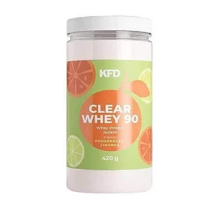KFD Протеїновий ізолят Clear Whey 90 зі смаком апельсина та лайма, 420 г