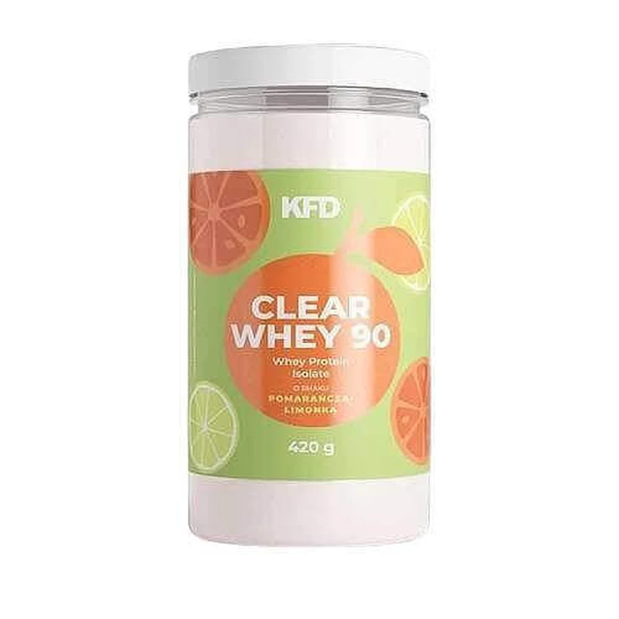 KFD Протеїновий ізолят Clear Whey 90 зі смаком апельсина та лайма, 420 г: ціни та характеристики