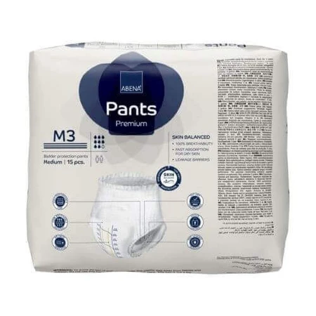 Впитывающие трусы ABENA Pants Premium M3, 15 шт.: цены и характеристики