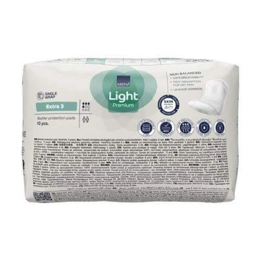 Впитывающие прокладки ABENA Light Extra 3, 10 шт.: цены и характеристики