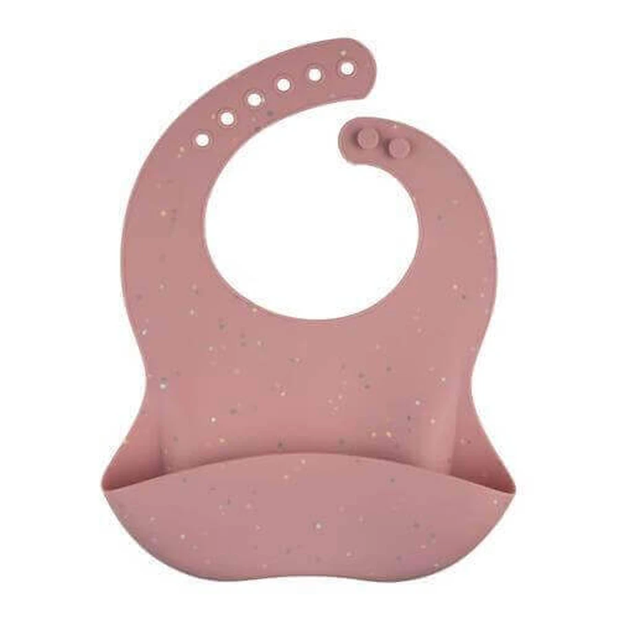 CANPOL BABIES силиконовый нагрудник с карманом розовый - точки, 1шт: цены и характеристики