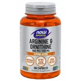 NOW FOODS Спортивный аргинин и орнитин 500 мг, 100 капсул