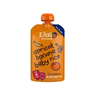 Ella's Kitchen BIO Baby рис, банан и абрикос, 120 г