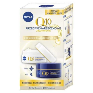 Nivea Q10 Зміцнюючий денний та нічний крем проти зморшок, 2х50 мл