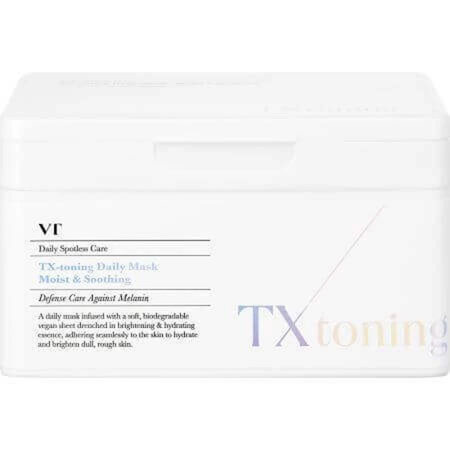 Набор ежедневных увлажняющих масок TX-Toning, 30 штук, VT Cosmetics: цены и характеристики