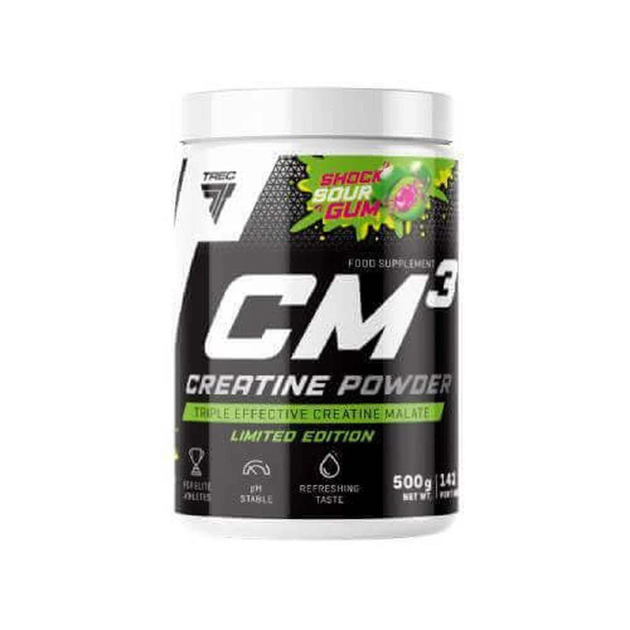 Trec CM3 Powder Креатин малат со вкусом кислой жвачки, 500 г: цены и характеристики