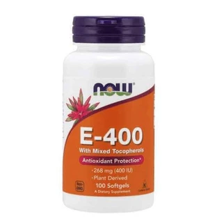 Now Foods Витамин Е 400 МЕ. 100 капсул
