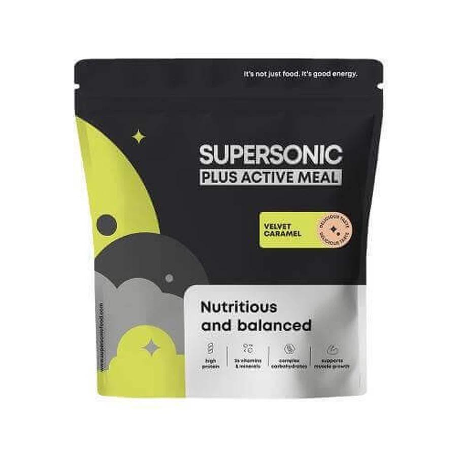 Supersonic Wholesome Plus Acive Meal зі смаком карамелі класичний, 1000 г: ціни та характеристики