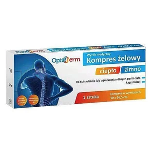 OptiTherm тепло-холодный гелевый компресс 10х26,5 см, 1 шт.