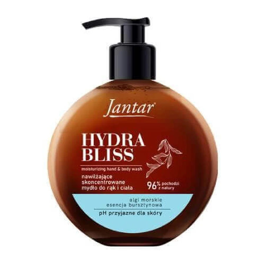 FARMONA Jantar Hydra Bliss Увлажняющее мыло для рук и тела с эссенцией янтаря и водорослями, 400 мл: цены и характеристики