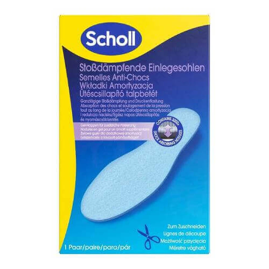 Scholl Устілки для взуття Cushioning, 1 пара: ціни та характеристики