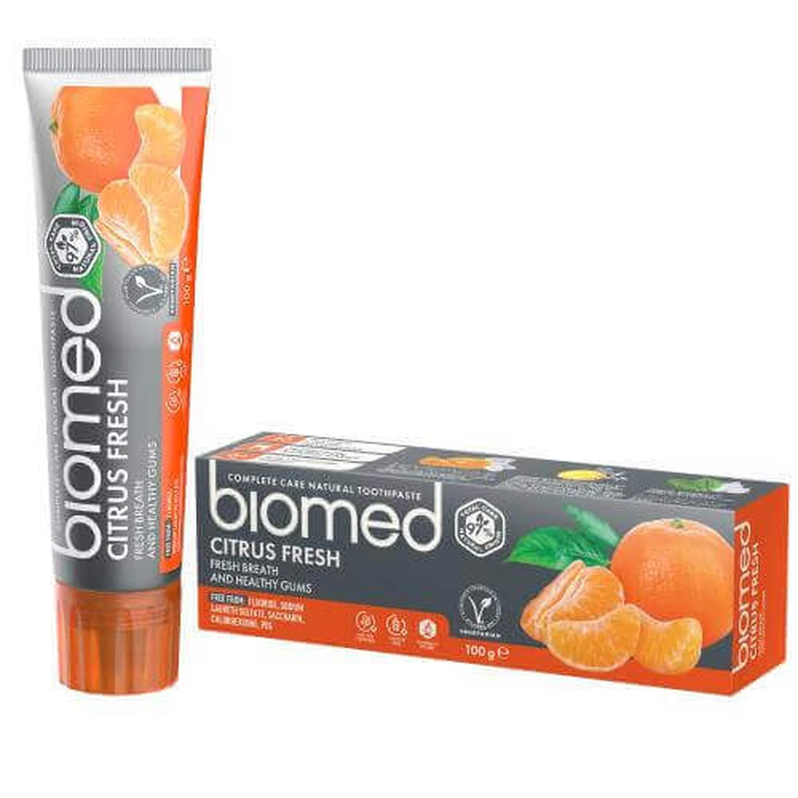 Зубна паста BIOMED CITRUS FRESH, 100 г: ціни та характеристики