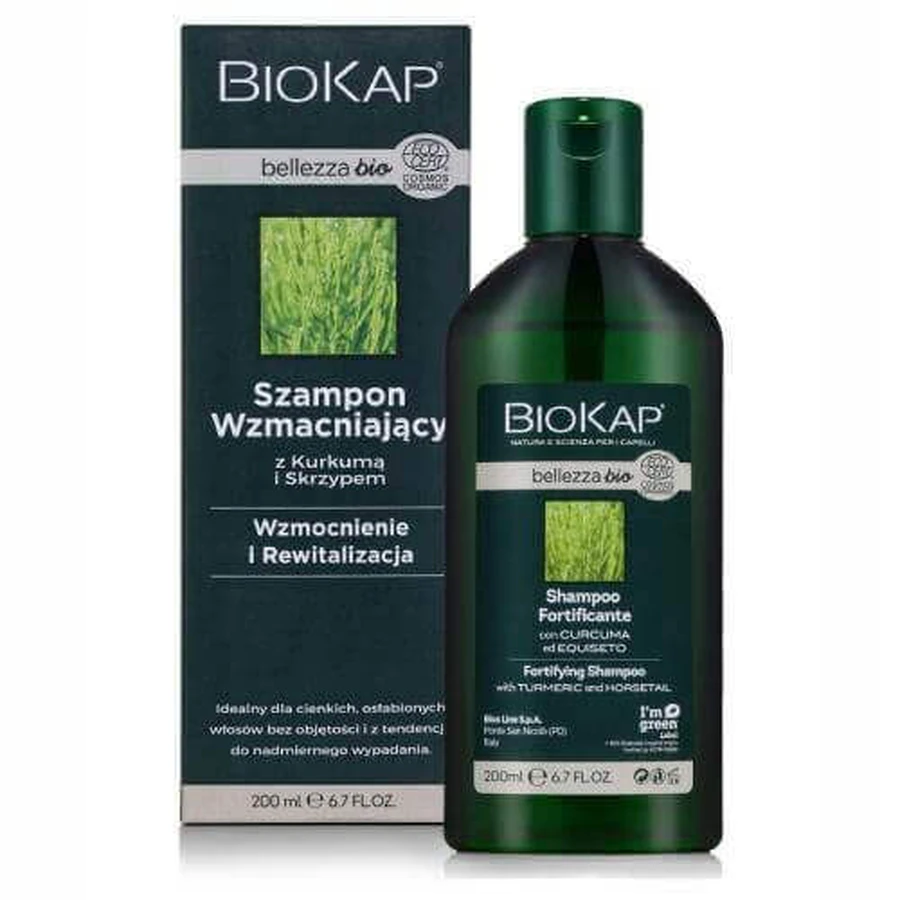 BIOKAP BELLEZZA BIO Зміцнюючий шампунь, 200 мл: ціни та характеристики