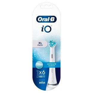 Змінні насадки для зубних щіток Oral-B iO Ultimate Clean білі, 6 шт.