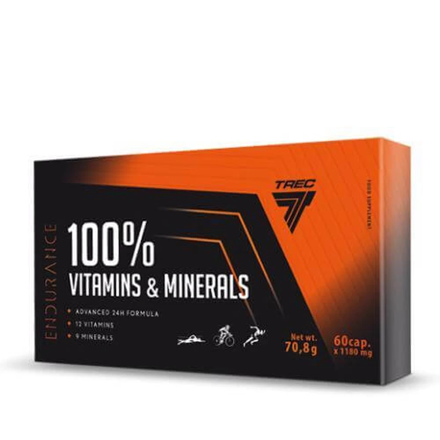 Trec Endurance 100% витамины и минералы, 60 капсул: цены и характеристики