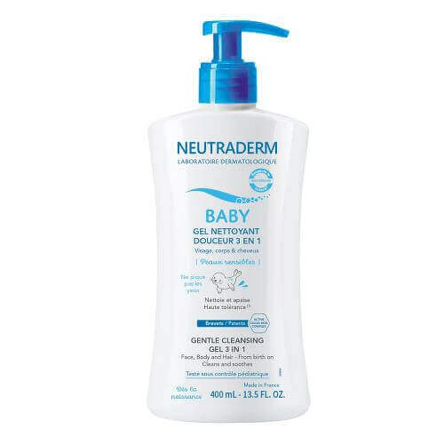 NEUTRADERM BABY Ніжний гель для вмивання 3в1, 400мл: ціни та характеристики