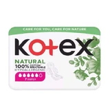 Гігієнічні серветки KOTEX Natural Super, 7шт