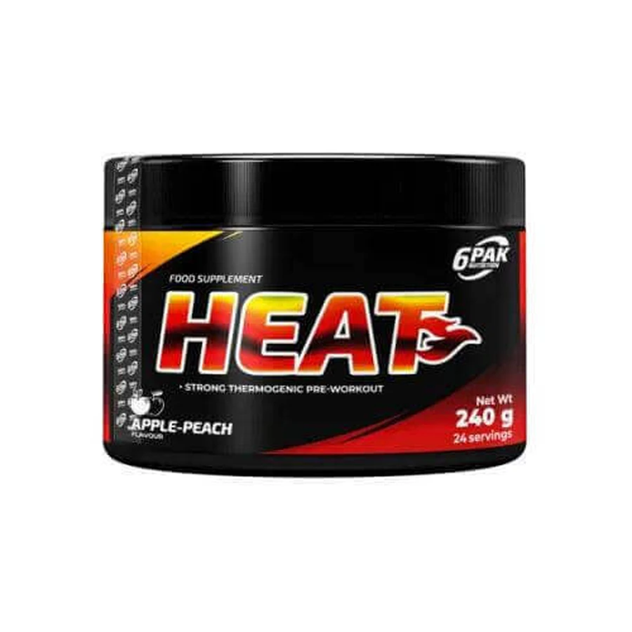 6Pak Nutrition Heat Яблоко-персик, 240 г: цены и характеристики