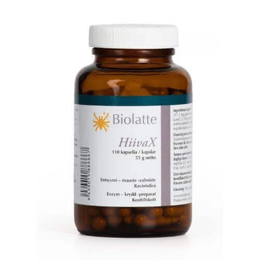 BIOLATTE Hiivax, 110 капсул: ціни та характеристики
