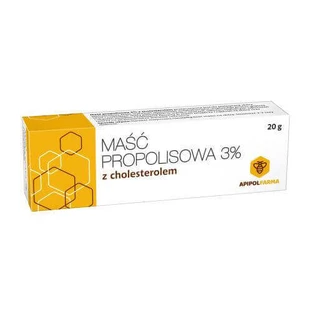 Мазь прополісна 3% з холестерином, 20г