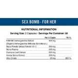 Applied Nutrition Sex Bomb Female Libido Enhancer Libido & Testosterone Boosting Supplement 120 caps