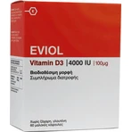 Eviol Vitamin D3 Вітамін для зміцнення імунної системи та здоров'я яєць 4000iu 60 x 1 м'які капсули: ціни та характеристики