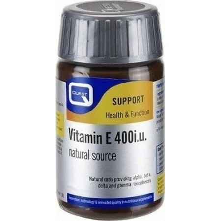 Quest Vitamin E Вітамін для шкіри та антиоксидантної дії 400iu 268мг 30 капс.: ціни та характеристики