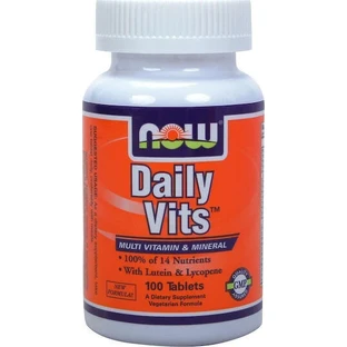 Now Foods Daily Vits Energy Multivitamin 100 Tablets