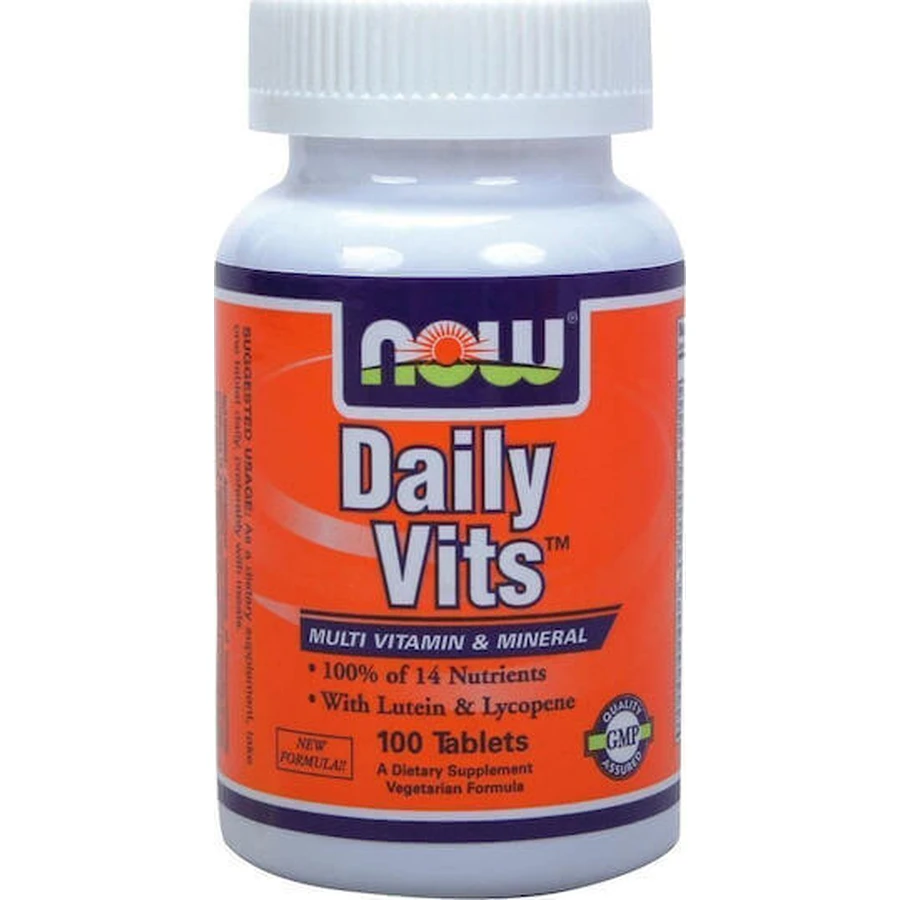 Now Foods Daily Vits Energy Multivitamin 100 Tablets: цены и характеристики