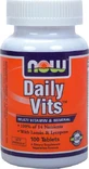 Now Foods Daily Vits Energy Multivitamin 100 таблеток