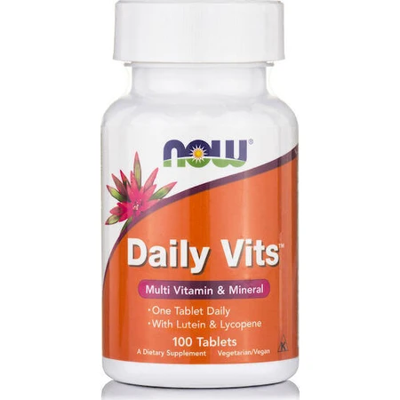 Now Foods Daily Vits Energy Multivitamin 100 Tablets: цены и характеристики