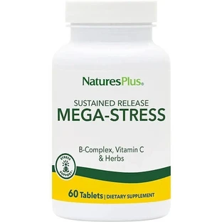Nature's Plus Mega-Stress Complex Anxiety Supplement 60 tabs