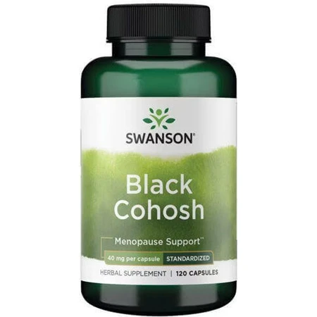 Swanson Black Cohosh 40mg Menopause Supplement 120 caps: цены и характеристики