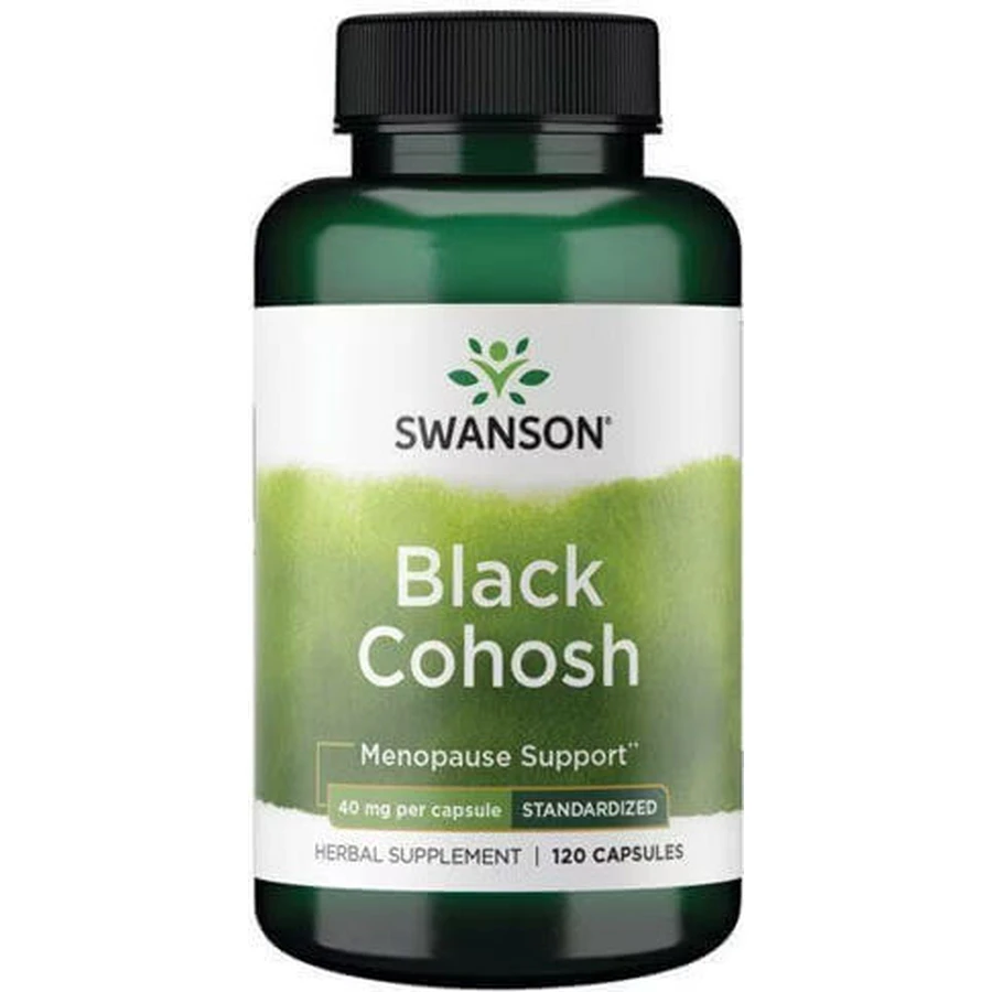 Swanson Black Cohosh 40mg Menopause Supplement 120 caps: цены и характеристики