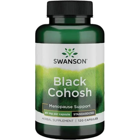Swanson Black Cohosh 40mg Menopause Supplement 120 caps: цены и характеристики