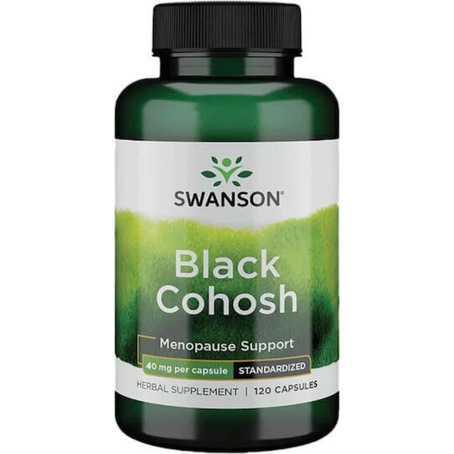Swanson Black Cohosh 40mg Menopause Supplement 120 caps: цены и характеристики