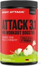 Body Attack Attack Pre 3.1 Предтреніровочная добавка 600гр Зелене яблуко