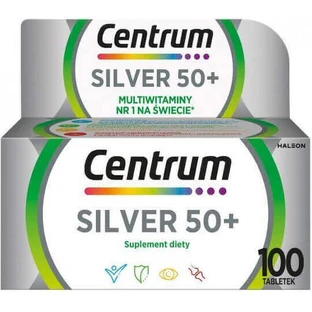Полівітамінний комплекс Centrum Silver 50+ для енергії, зміцнення імунної системи та здоров'я яєць 100 таблеток
