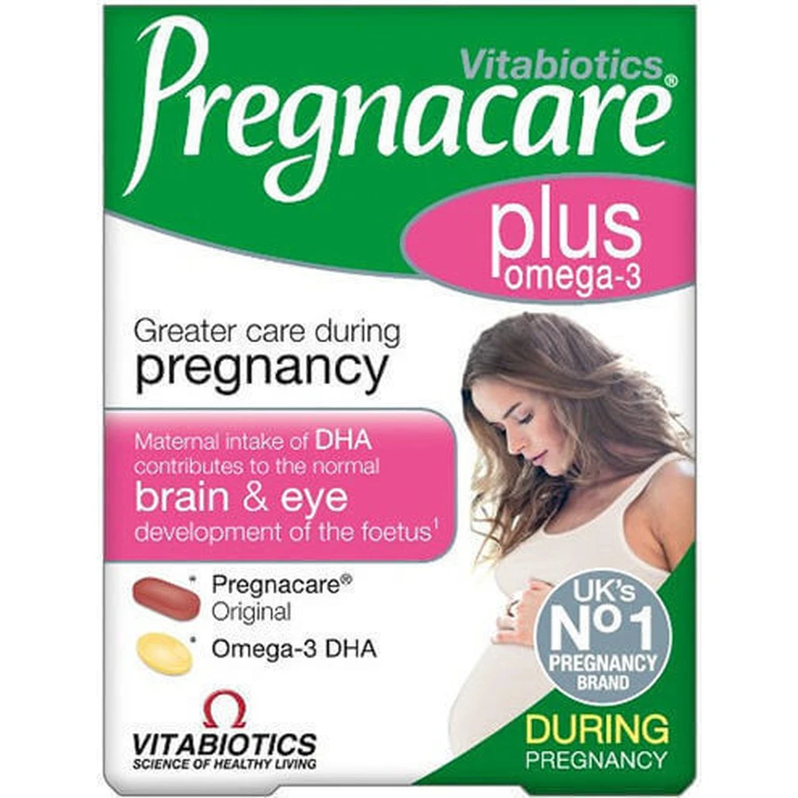 Vitabiotics Pregnacare Plus Pregnancy Supplement 28 tabs 28 caps: цены и характеристики