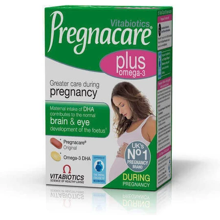 Vitabiotics Pregnacare Plus Pregnancy Supplement 28 tabs 28 caps: цены и характеристики