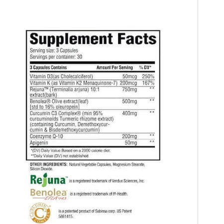 Revive MD Heart Special Dietary Supplement 90 растительных капсул: цены и характеристики