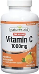 Natures Aid Витамин C 1000 мг с цитрусовыми биофлавоноидами Низкокислотный витамин для укрепления иммунной системы, кожи и антиоксидантного действия 1000 мг 240 таблеток