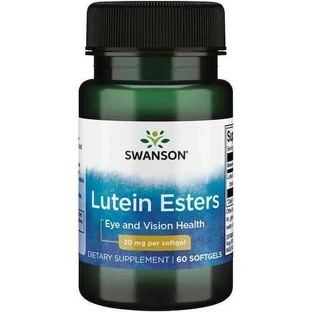 Харчова добавка Swanson Lutein Esters 20mg Спеціальна харчова добавка 60 м'яких гелів