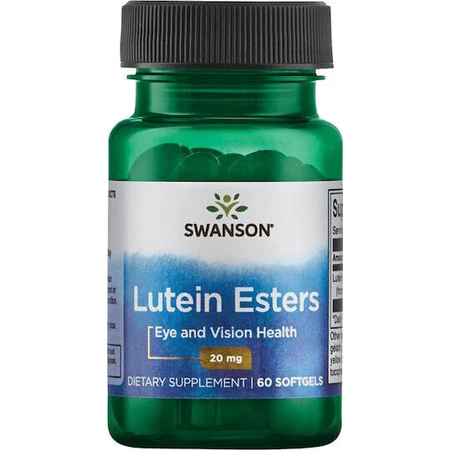 Харчова добавка Swanson Lutein Esters 20mg Спеціальна харчова добавка 60 м'яких гелів: ціни та характеристики