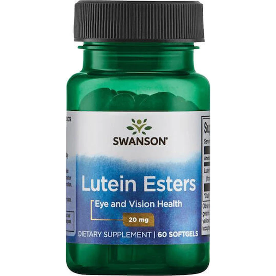 Харчова добавка Swanson Lutein Esters 20mg Спеціальна харчова добавка 60 м'яких гелів: ціни та характеристики