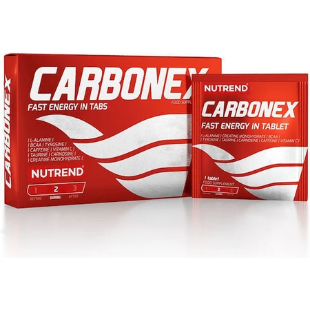 Nutrend Carbonex Предтреніровочний комплекс 12 файлів Без смаку: ціни та характеристики