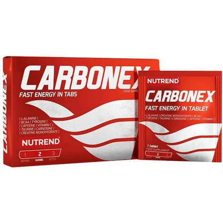 Nutrend Carbonex Предтреніровочний комплекс 12 файлів Без смаку: ціни та характеристики