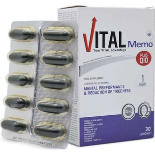 Vital Plus Memo Q10 добавка для памяти 30 капс